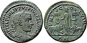 PHILIPPUS I. ARABS. 244-249, Moesia ... 