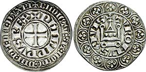 Philippe III le Hardi. 1270-1285, Gros ... 