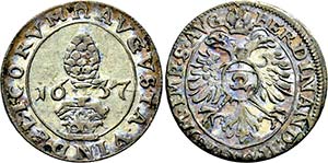 1/2 Reichsbatzen 1637 (Mmz. Johann ... 