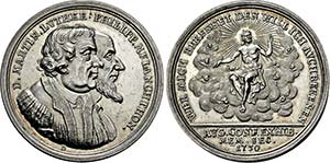 Medaille 1730 (Signatur D = Daniel Siegmund ... 