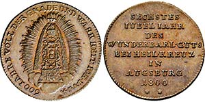 o.J. Sammlung Wallfahrt: Bronzemedaille 1800 ... 