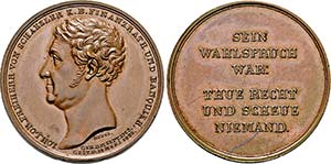 Bronzemedaille 1826 (Stempel von Johann ... 