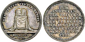 Kleine Medaille 1830 (Stempel von Johann ... 