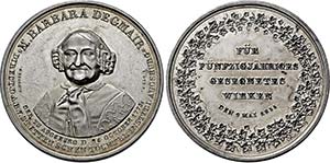 Medaille 1855 (Stempel von Carl Ott; ... 