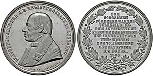 Medaille 1860 (Stempel von Martin Sebald; ... 