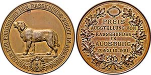 Bronzemedaille 1891 (Drentwett) Preis der ... 