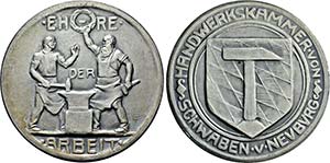 Ehrenzeichen o.J. (1909; Silber, 900 fein; ... 