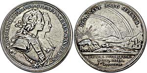 Maximilian III. Joseph. 1745-1777, Medaille ... 