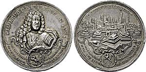 Ludwig Rudolph. 1714-1735, Medaille 1731 ... 