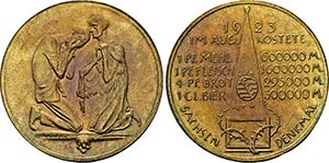 Bronzemedaille 1923 (Stempel von Friedrich ... 