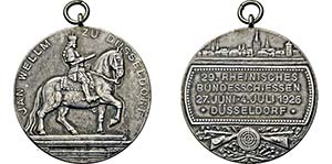 Medaille 1926 (Prägung Lauer) auf das XXIX. ... 