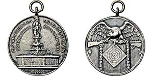 Medaille 1928 (unsigniert) auf das XXI. ... 