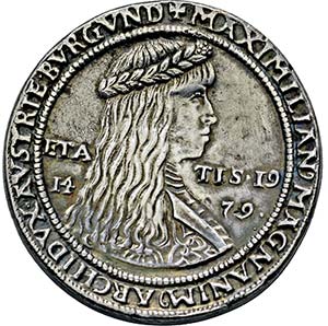 Maximilian I. 1493-1519, Einseitiges Galvano ... 