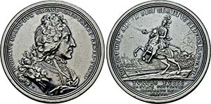 Karl VI. 1711-1740, Medaille 1717 (Stempel ... 