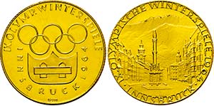 Goldmedaille 1964 (900 fein; Stempel von ... 