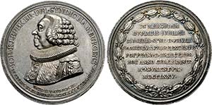 Medaille 1775 (Stempel von Johan Hendrik ... 