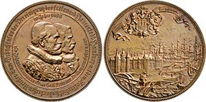 Große Bronzemedaille 1888 (Stempel von Emil ... 