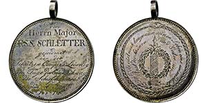 Große Medaille 1816 (beidseitig graviert) ... 