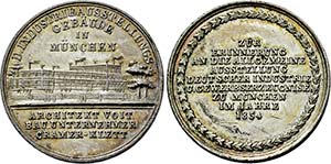 Medaille 1854 (unsigniert) auf die ... 