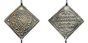 Medaillenklippe 1623 (unsigniert) auf die ... 