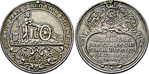 Medaille 1671 (Stempel von Christian Moller) ... 