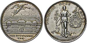 Medaille 1697 (Stempel von Georg Hautsch) ... 