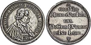 Medaille 1717 (Stempel von Martin Brunner) ... 