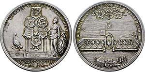 Medaille 1733 (Stempel von Peter Paul ... 