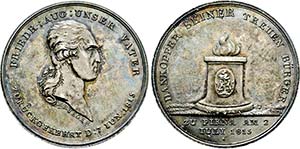 Friedrich August I. 1806-1827, Medaille 1815 ... 