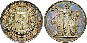 Medaille 1875 (Stempel von Karl Schwenzer) ... 