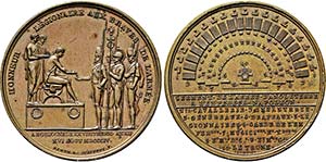 Napoléon I. 1804-1815, Bronzemedaille 1804 ... 