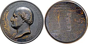 Napoléon III. 1852-1870, Bronzemedaille ... 
