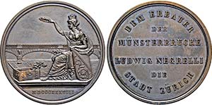 Große Bronzemedaille 1838 (Stempel von ... 
