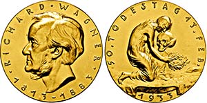 Goldmedaille 1933 (985 fein). {\b 50. ... 