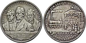 Medaille 1935 . {\b Eröffnung der ersten ... 
