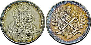 Medaille 1939 . {\b Gnadenbild von ... 
