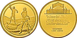 BAYREUTH, STADT   - Vergoldete Medaille o.J. ... 