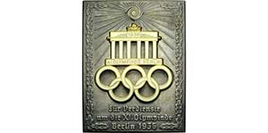 BERLIN, STADT   - Vers. Bronzeplakette 1936 ... 