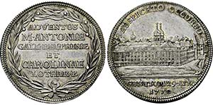 GÜNZBURG, STADT   - Kleine Medaille 1770 ... 