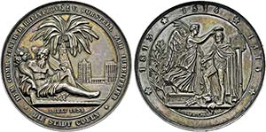KÖLN, STADT   - Medaille 1838 (Stempel von ... 