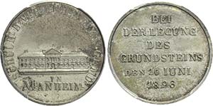 MANNHEIM,STADT   - Medaille 1823 ... 