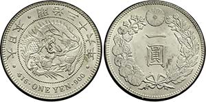 JAPAN   - Mutsuhito. 1867-1912, 1 Yen o.J. ... 