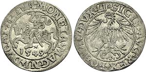 POLEN   - Zygmunt II. August. 1548-1572, 1/2 ... 