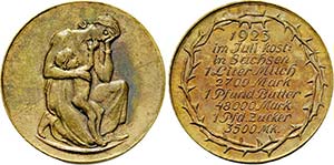 DRESDEN, STADT   - Bronzemedaille 1923 ... 