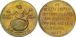 DRESDEN, STADT   - Bronzemedaille 1923 ... 