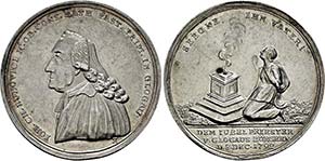 SCHLESIEN-GLOGAU   - Medaille 1792 (signiert ... 
