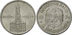 DRITTES REICH   - München.2 Reichsmark 1934 ... 