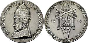VATIKANSTAAT   - Pius XI.Ratti. 1922-1939, ... 