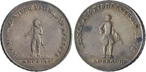 LÖRRACH, STADT   - Medaille 1756 ... 