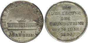 MANNHEIM, STADT   - Medaille 1823 ... 